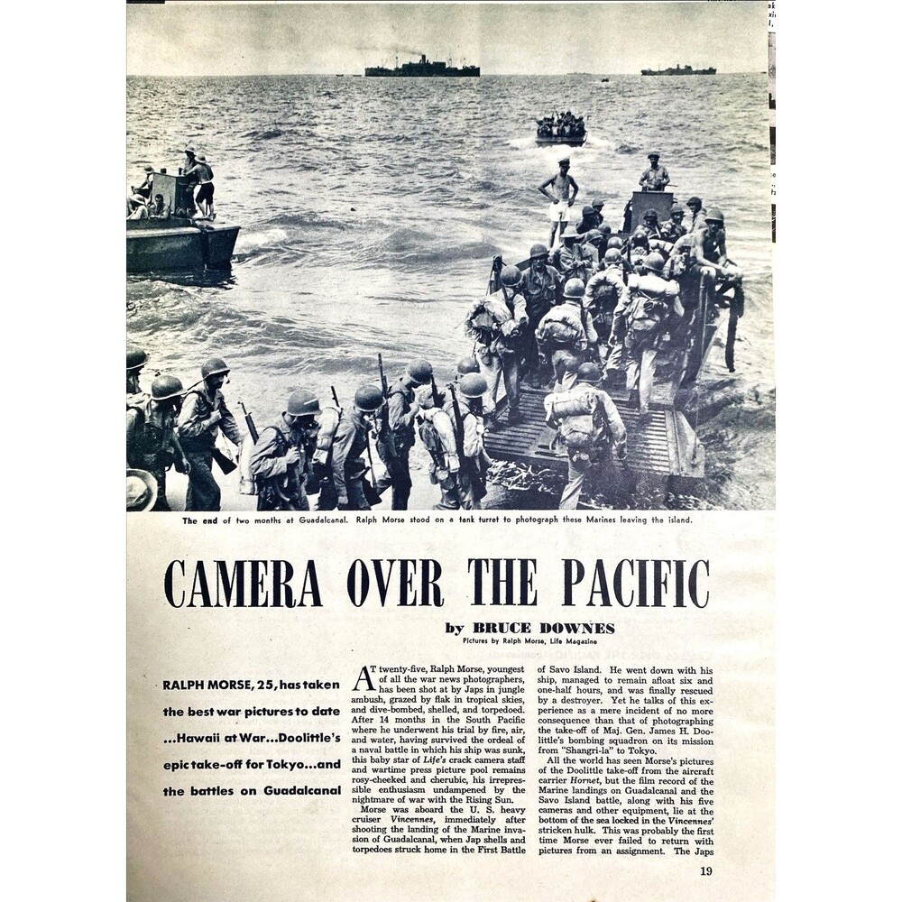 Ephemera 21+ Pages WWII Pictures Articles Popular Photography Magazine Nov '43